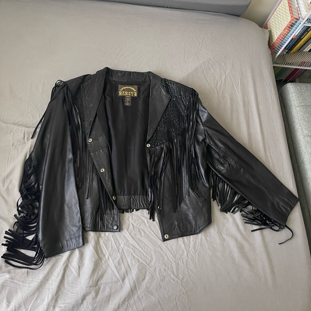 Women’s 80’s Vintage Genuine Leather Western Jacket